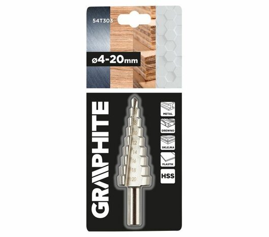 Trappenboor 4-20mm verpakking