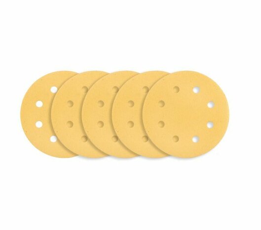 Cirkelschuurpapier 180mm 5x K120