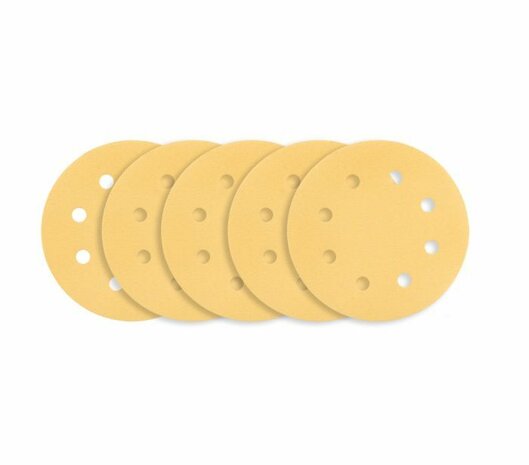 Cirkelschuurpapier 180mm 5x K180