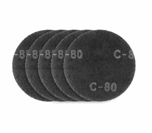 Cirkel Gaas schuurpapier 180mm 5x K80