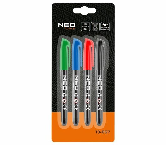 Permanent Marker Smal klein Kleur 4x verpakking