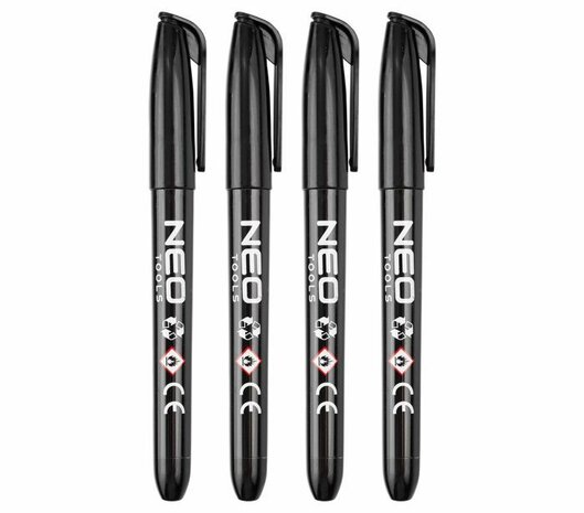 Permanent Marker Smal klein Zwart 4x