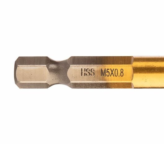 Draadtap boor M5 bit aansluiting 1