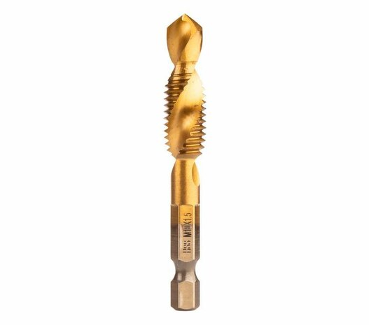 Draadtap boor M10 bit aansluiting
