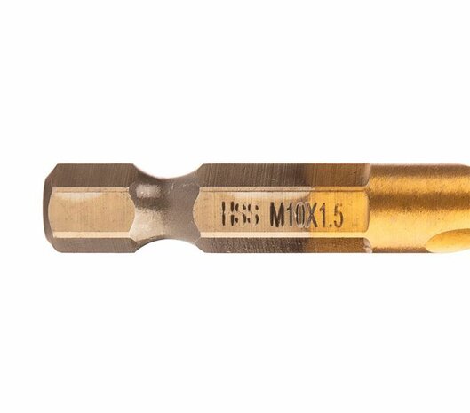 Draadtap boor M10 bit aansluiting 1