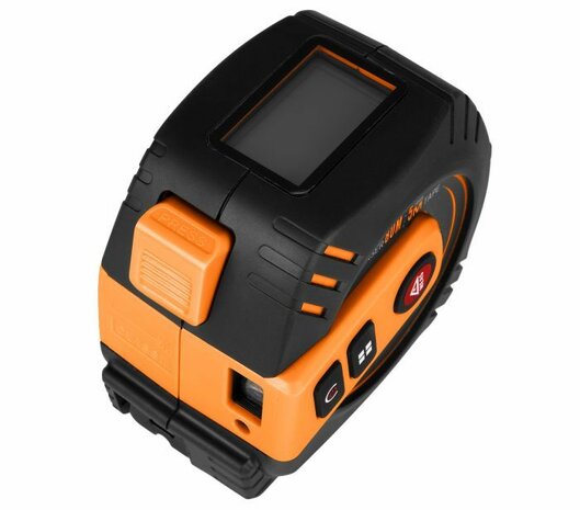 Laserafstandsmeter met rolmaat digitaal