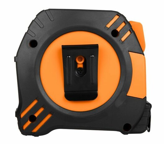 Laserafstandsmeter met rolmaat clip