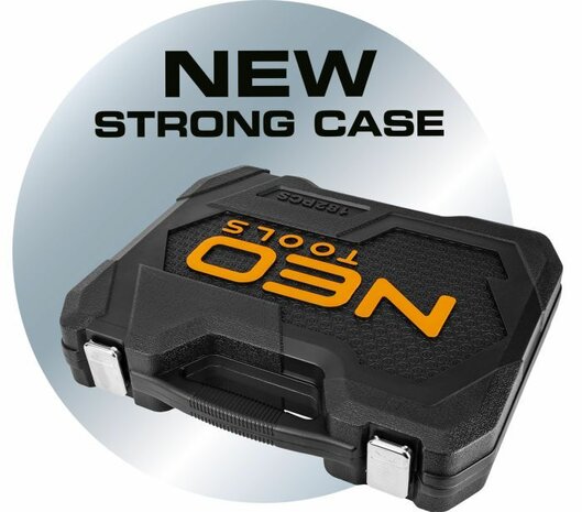 Doppenset 94 delig, 1/4 en 1/2 koffer new