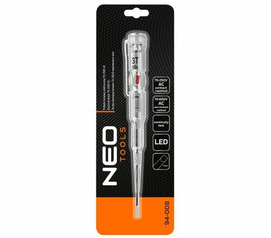 LED stroomschroevendraaier 70-250V verpakking