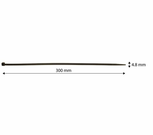 Tuin Tayrip 4,8x300mm Bruin 50 stuks maat