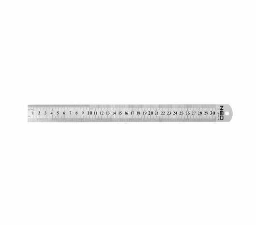 Stalen Liniaal 30 cm