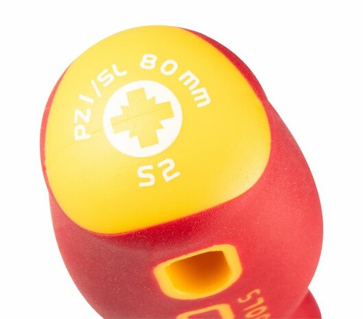 Plus-Minus Schroevendraaier PZ1-Sleuf 100mm maat