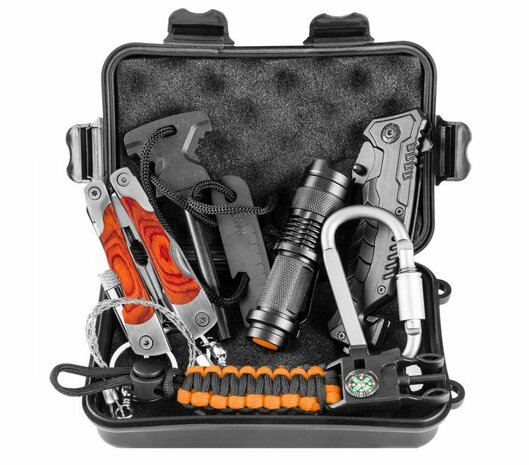 Survivalkit  8 in 1 overlevingspakket
