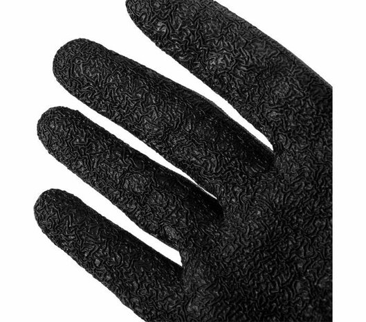 Werkhandschoen latex-coated polyester (crincle) vingers