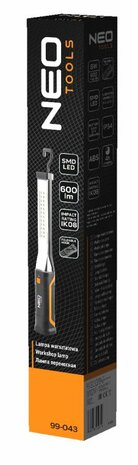 Werklamp 300lm COB 2 in 1 op Accu doos