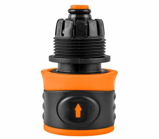 Koppelstuk 1/2" met STOP NEO open