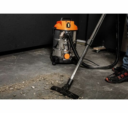 NEO Droognat stofzuiger 1400watt 30 liter foto3