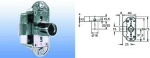 Draaistangslot type 1371 doorn 25mm