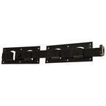Overslaggrendel voor tuinhek zwart 430 mm