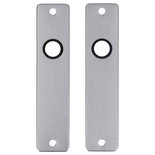 Deurschild alu F1 180x41mm kruk gat