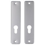 Deurschild alu F1 180x41mm blind cilindergat
