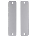 Deurschild alu F1 180x41mm blind