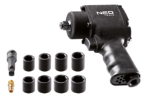Neo Pneumatische Slagmoersleutel 1/2 set