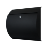 RVS zwart postkast 330x375mm
