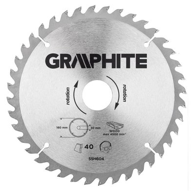Cirkelzaagblad 180mm 40T