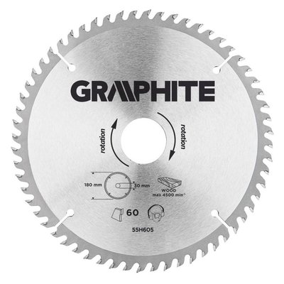 Cirkelzaagblad 180mm 60T