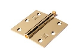 Scharnier met losse pen ijzer vermessingd 76x76