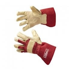 Handschoen Glovwork 400 rood Rundnerfleder