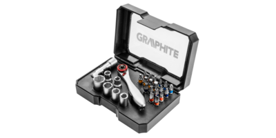Graphite Bitset 18 delig met ratel