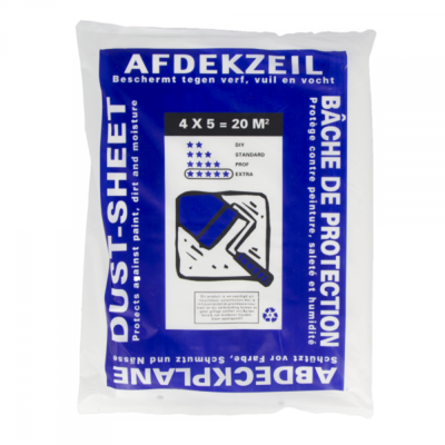 Afdekfolie 4 x 5mtr =20m2 40mu