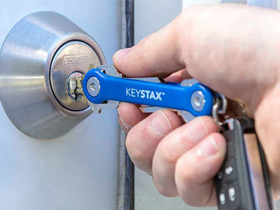 Keystax blauw Kunstof
