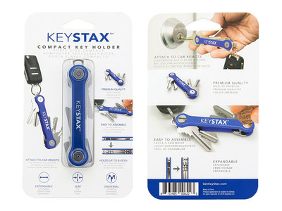 Keystax blauw Kunstof