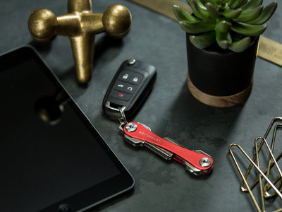 Keystaxt rood aluminium