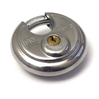Discus hangslot RVS 90mm