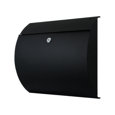 RVS zwart postkast 330x375mm